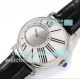 Swiss Rotonde De Cartier Replica Watch SS White Dial Black Leather Strap 42 (5)_th.jpg